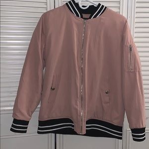Pink bomber jacket!